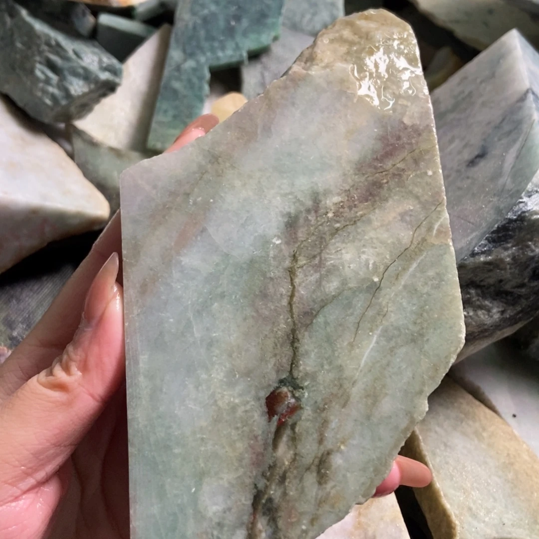 翡翠未镶嵌挂件天然翡翠