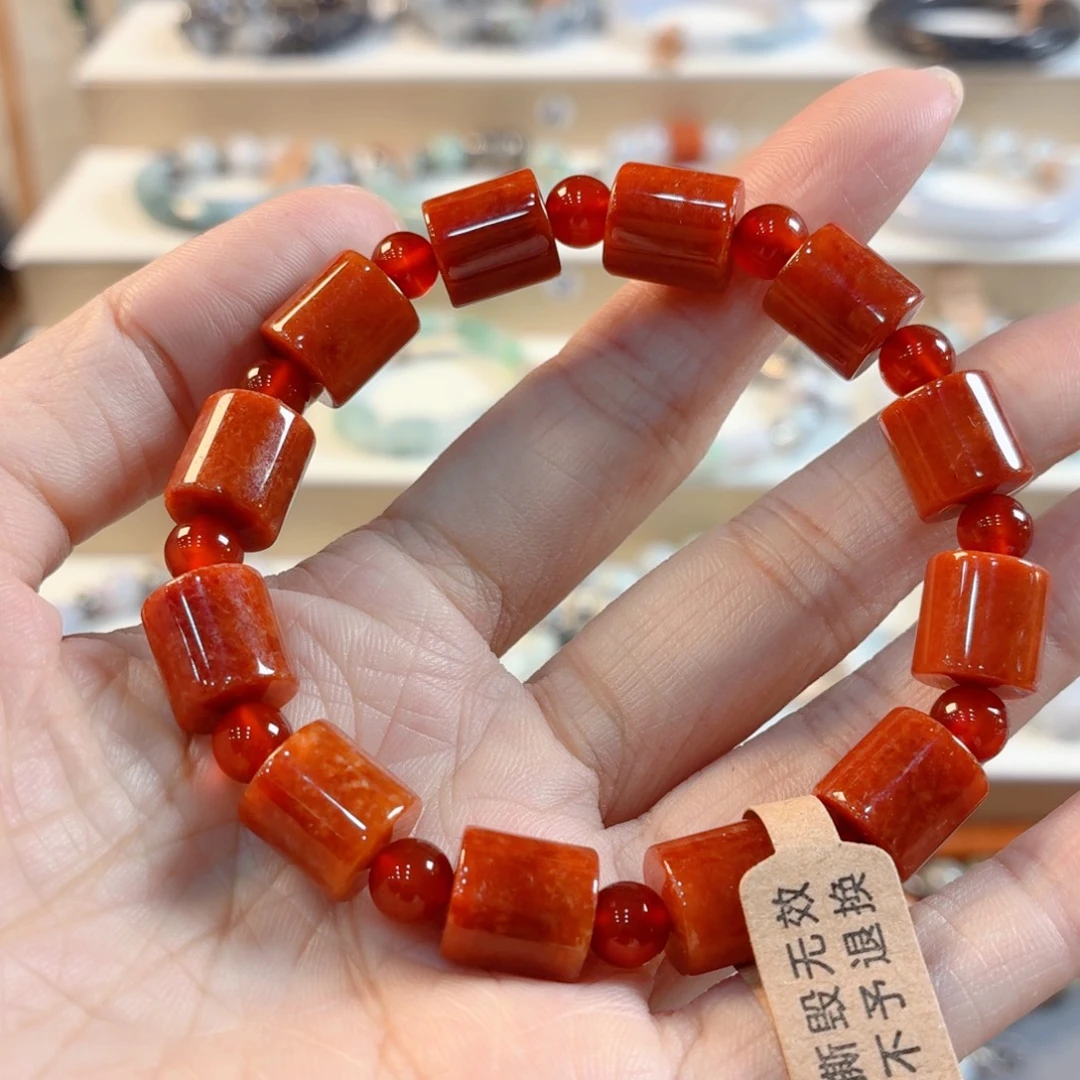 享***生未镶嵌手链翡翠手串