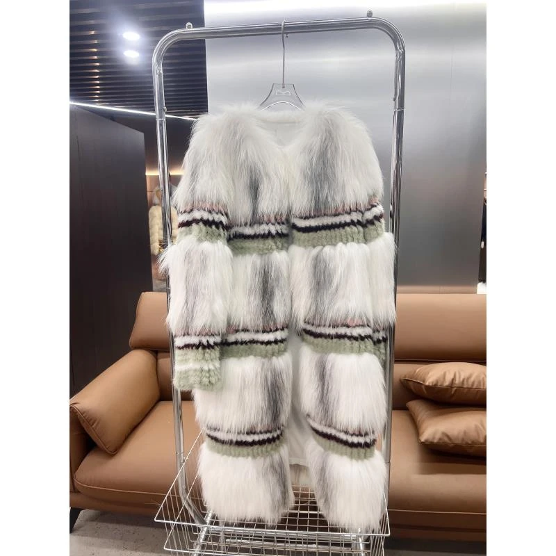 薇薇安原创【爱丽丝梦境】白色冬季皮草外套新款v00323ym YY