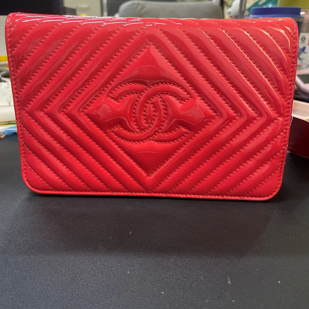 99新 Chanel/香奈儿 香奈儿 漆皮woc