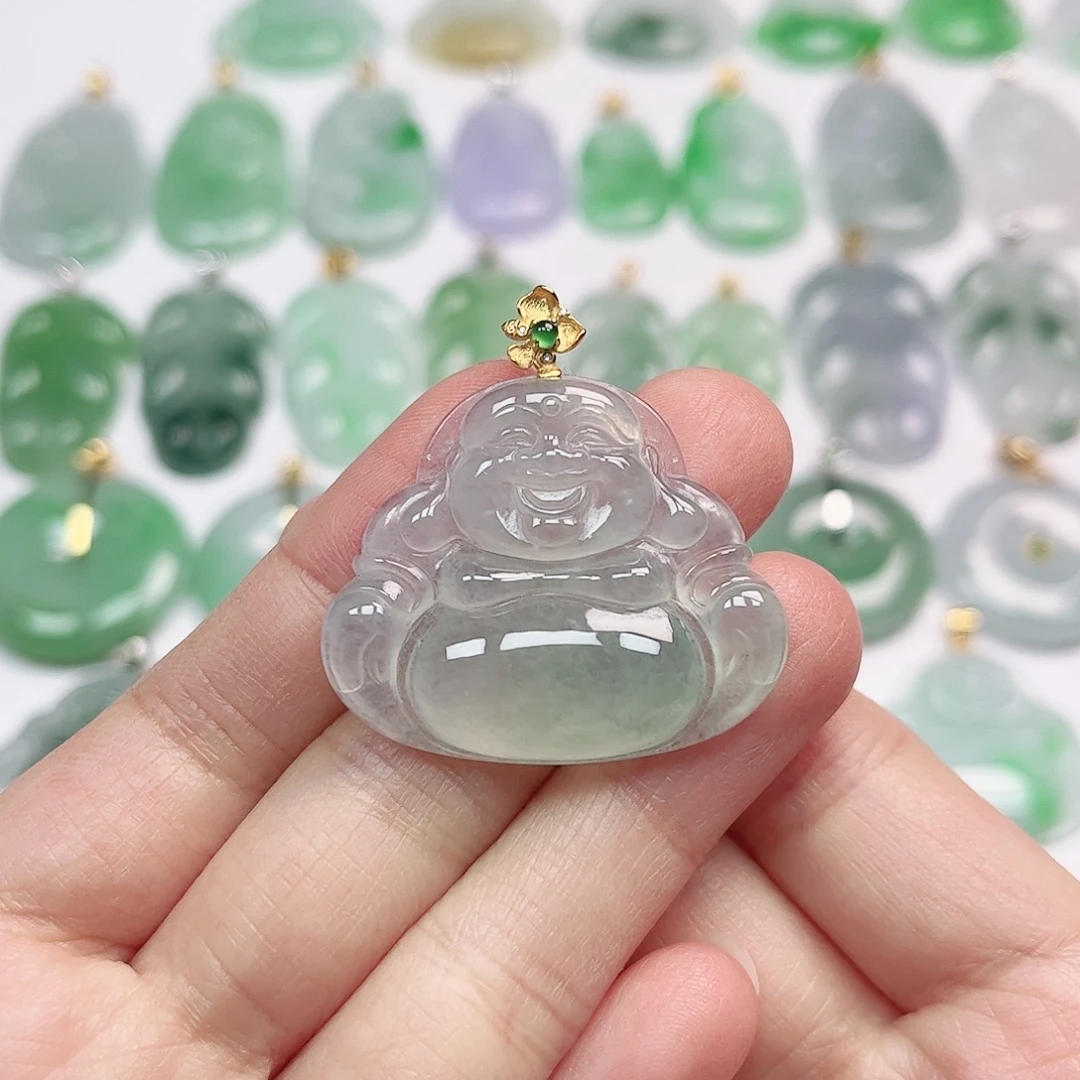 翡翠未镶嵌挂件全场天然A货翡翠