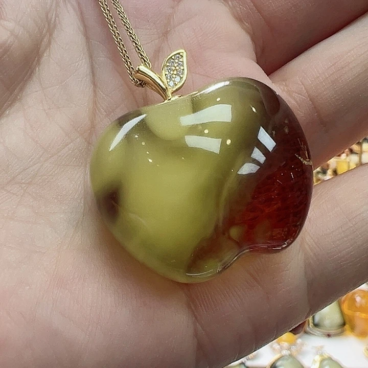 琥珀银S925镶嵌珠宝奇石