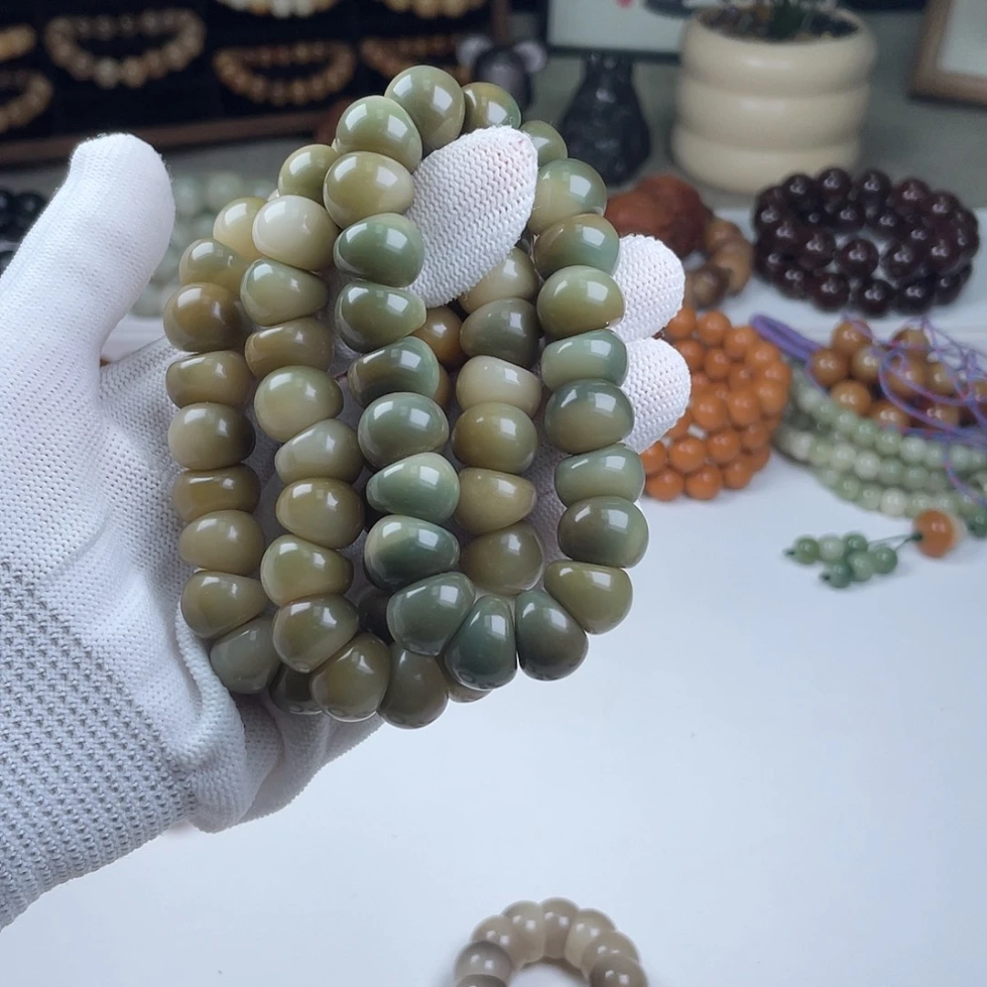 手串菩提根/象牙果福利蒜瓣大肠手串瑕疵不补