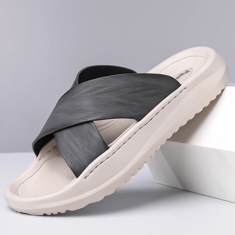 2025夏季新款拖鞋男室内家居浴室防滑防臭拖鞋休闲时尚可外穿拖鞋