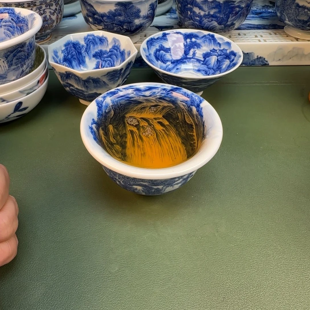 纯手工纯手绘茶具石头60