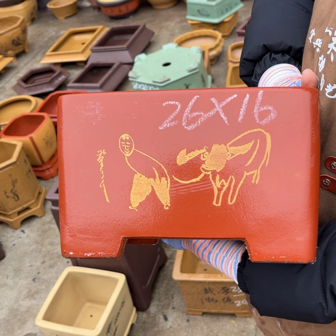 紫砂花盆盆景艺术