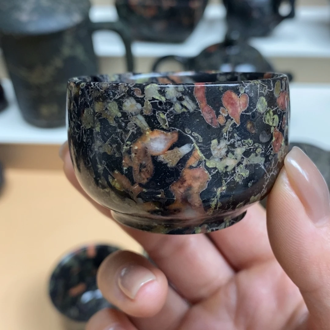 玉福茶具瓷安山玉