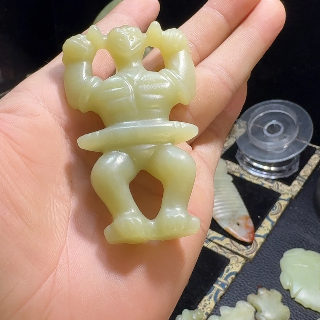 明***好玉玉摆件娃人器型