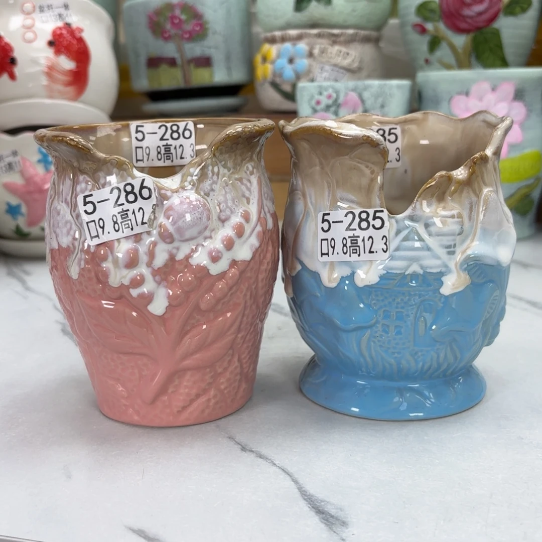 @夏西陶瓷花盆@@5532