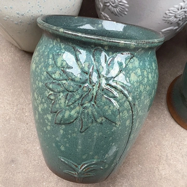 紫砂花盆正品口20高25