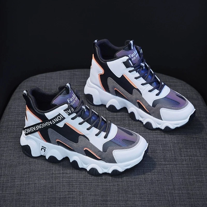 秋冬新款女生时尚百搭高帮老爹鞋7006/7008/Z7777