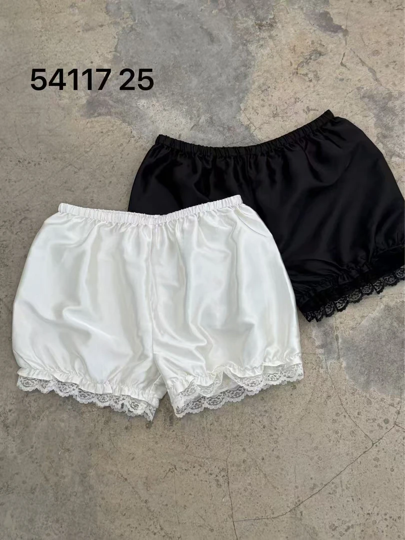 巨显腿长简约纯色花苞休闲短裤可做安全裤D54117