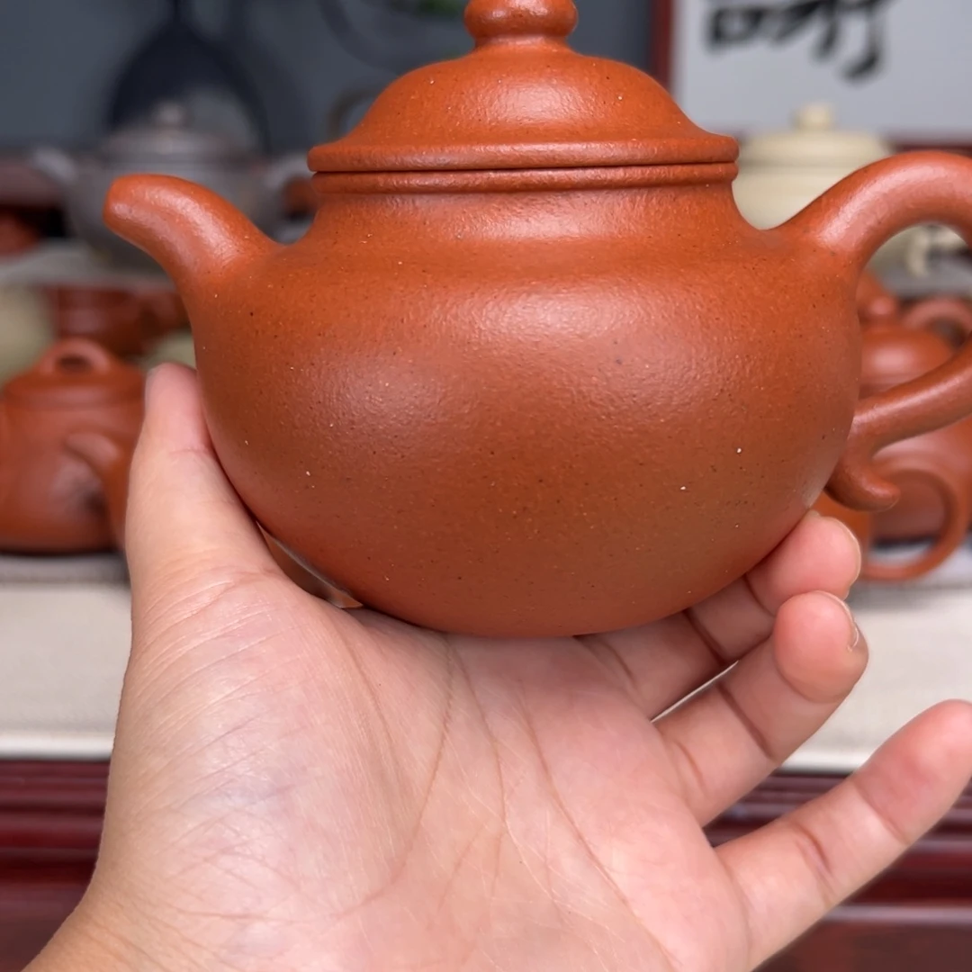 紫砂茶壶宝山红泥280
