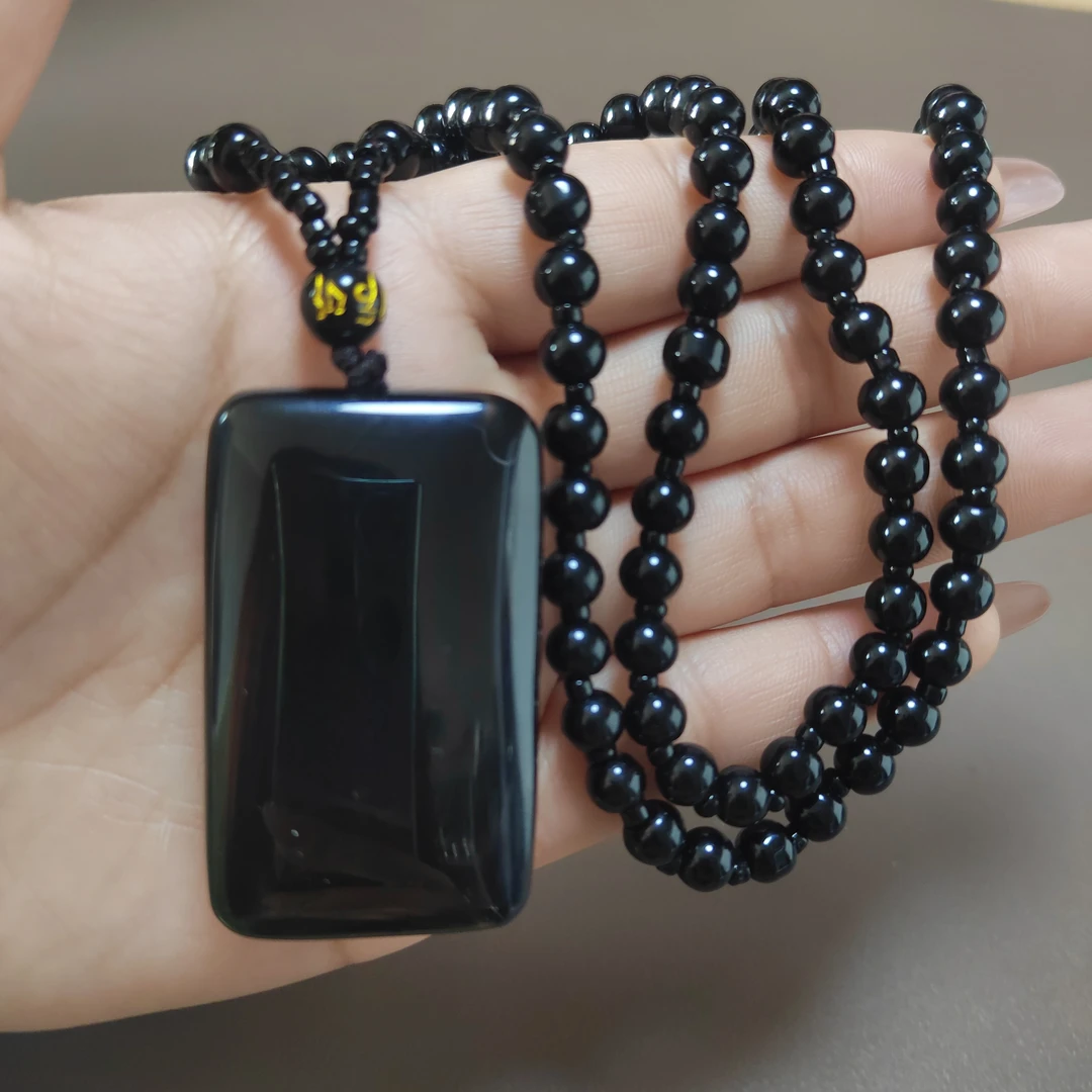 【闪购商品】主播推荐 和田墨玉无事牌35