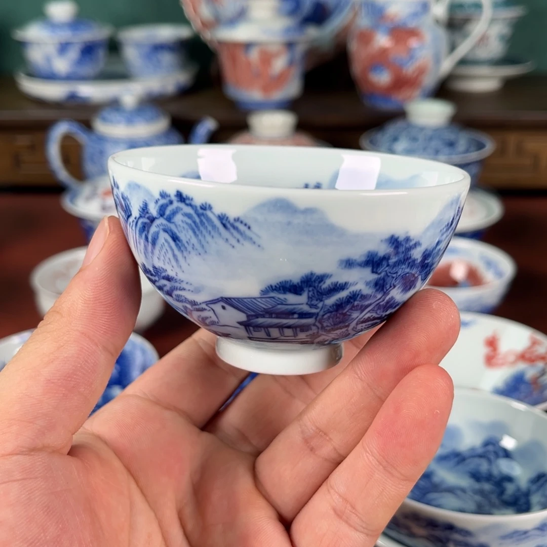 瓷片自成堂景德镇手工手绘