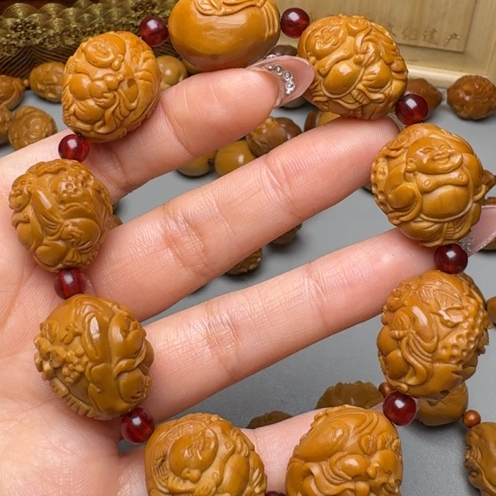 橄榄核手串/手链风景弥勒