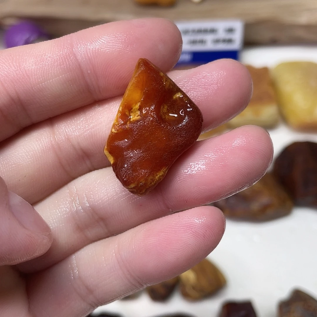 定制琥珀未镶嵌没*疯原矿蜜蜡