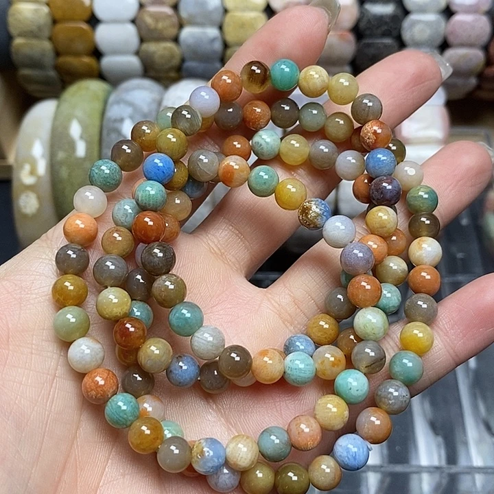 硅化玉未镶嵌好看