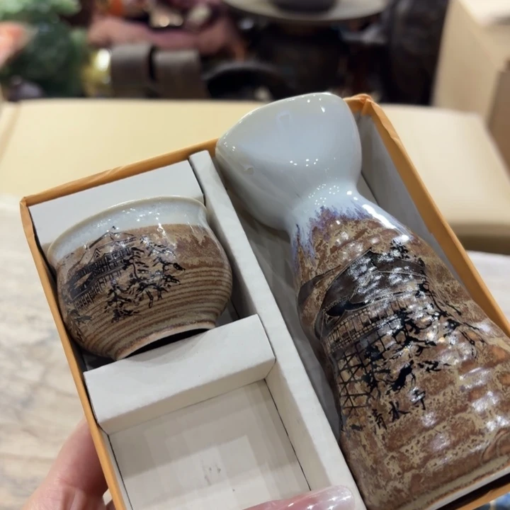 陶瓷古美术置物摆件