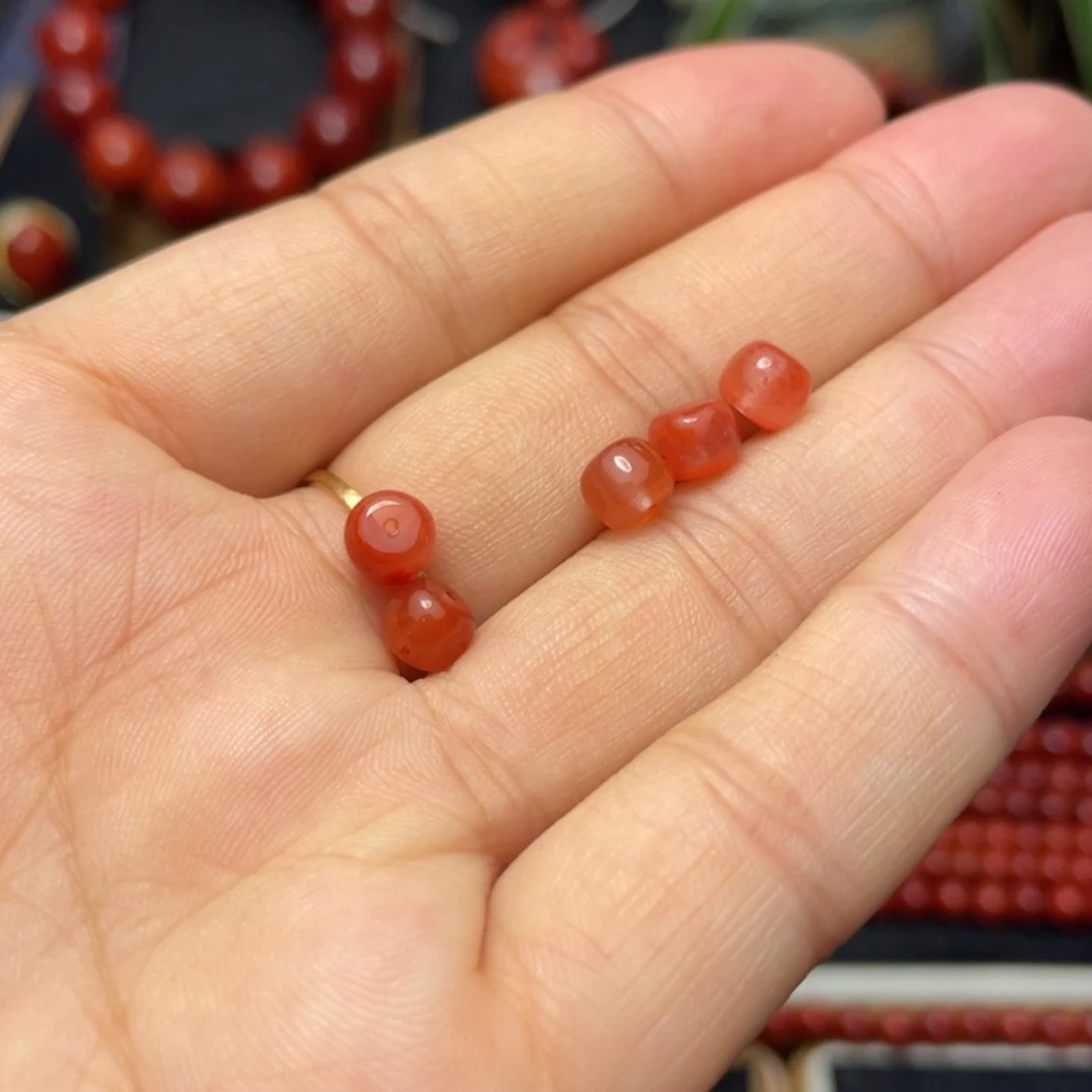 【闪购商品】南红玛瑙原矿单珠6多样性发1未镶嵌