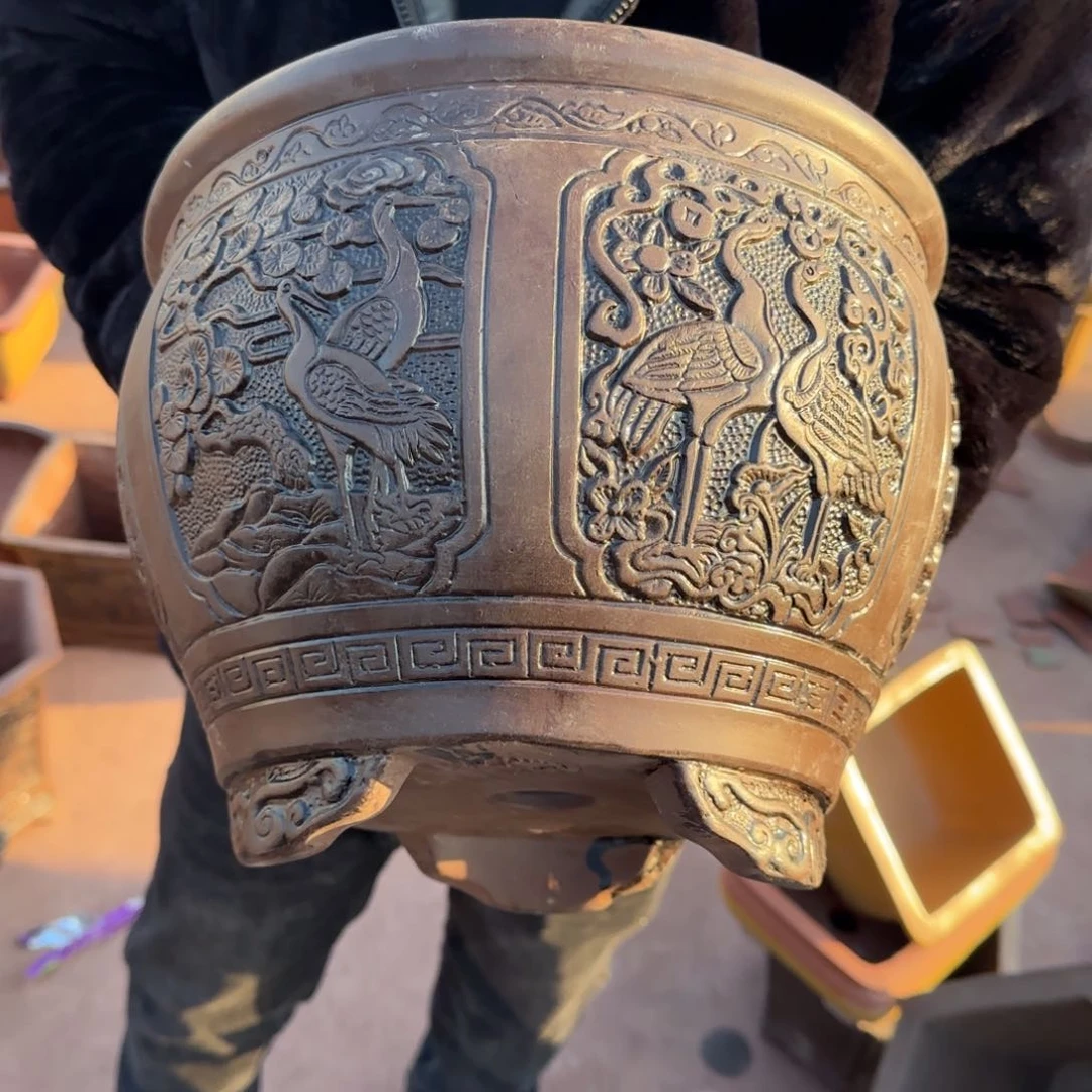 紫砂花盆口径25.20口径