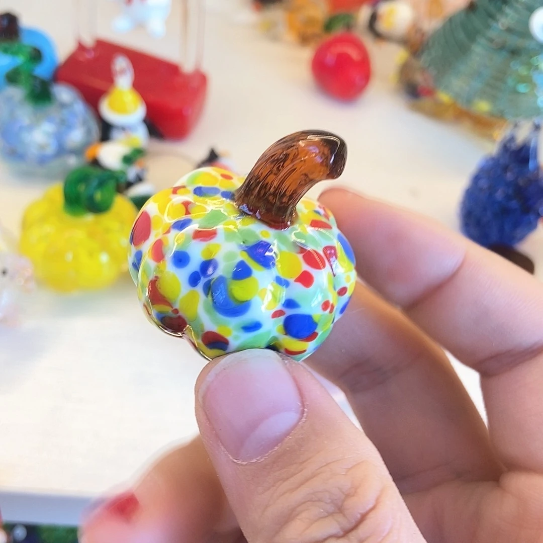 琉璃手工艺品南瓜