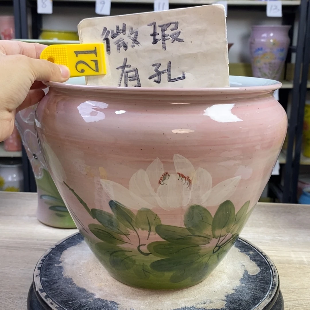 M****景德镇手工手绘陶瓷花盆