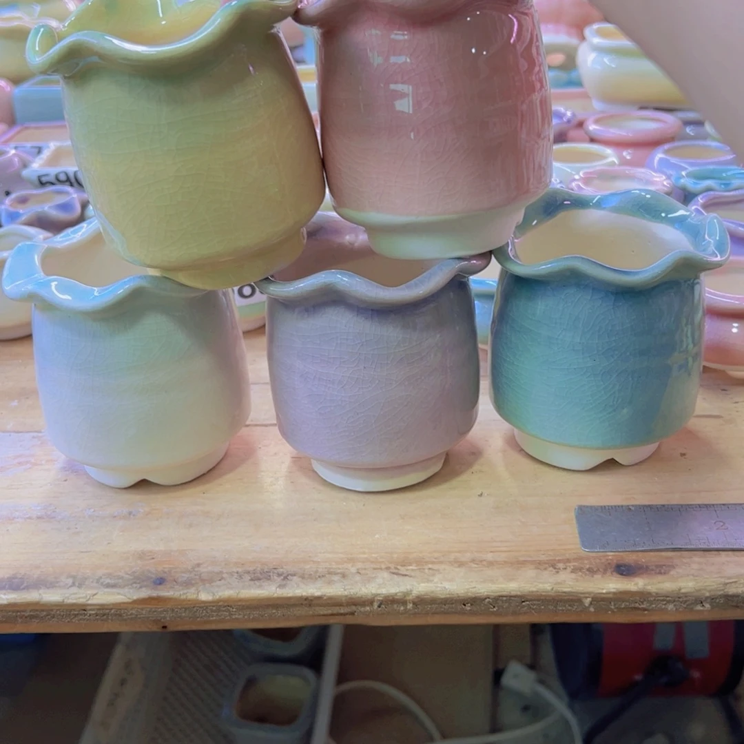 £***天陶瓷花盆当场凑满12包邮