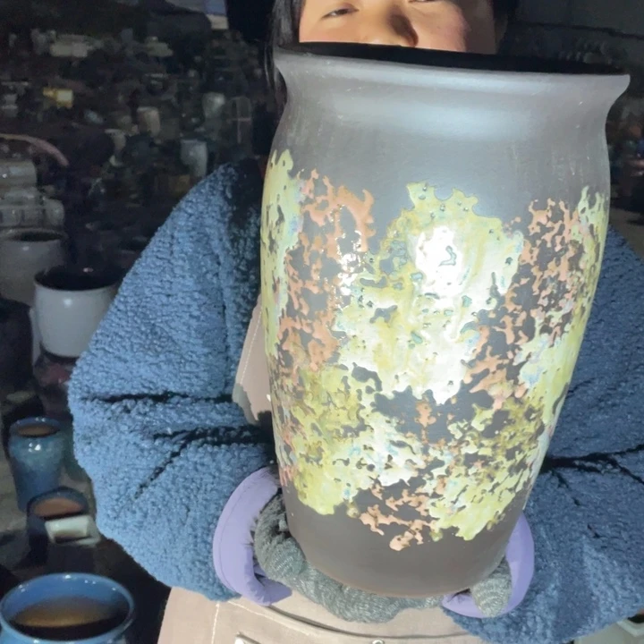 紫砂花盆口20高33正品正品