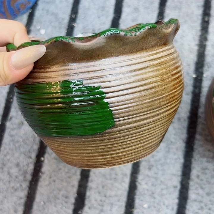 有孔，满10元发货多肉陶瓷花盆