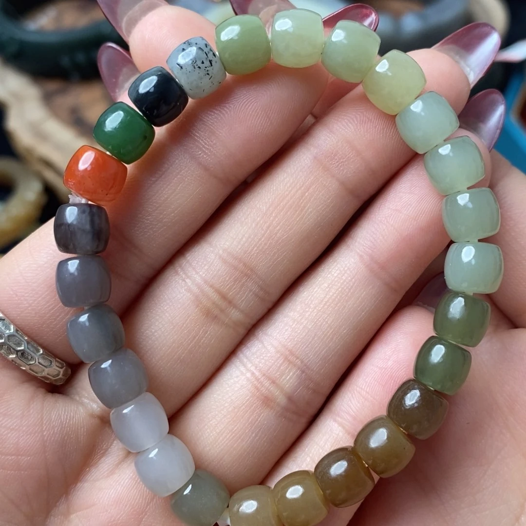 和田玉多宝直切手串未镶嵌