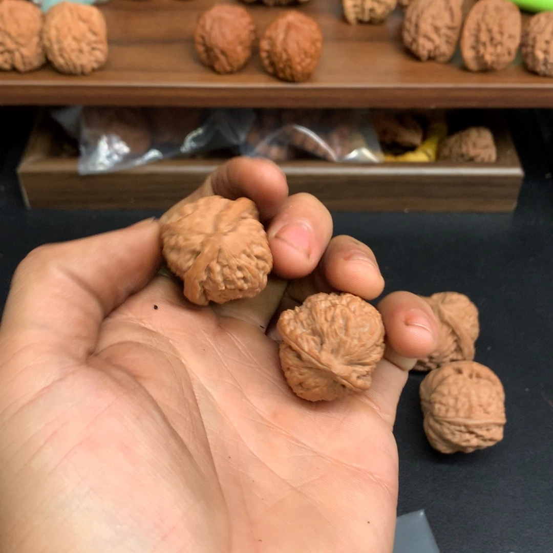 P***N把件文玩核桃白狮子