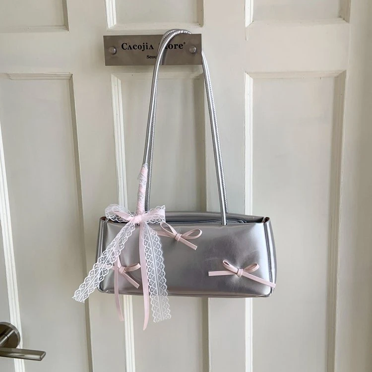 独立空间韩式蕾丝单肩白色蝴蝶单肩包学生网红夏季小方包韩版甜美