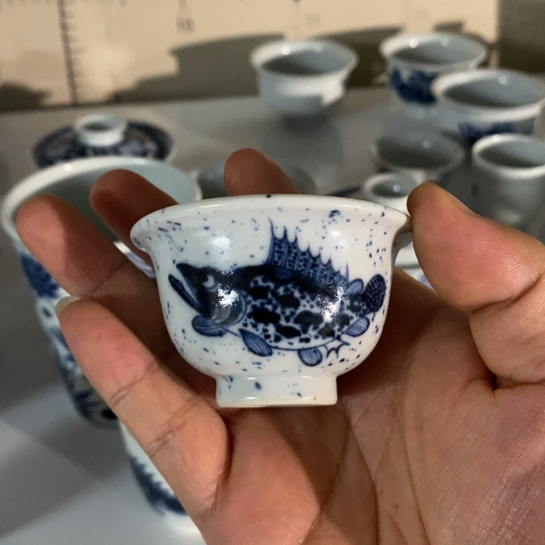 今***夜景德镇手工手绘茶器30