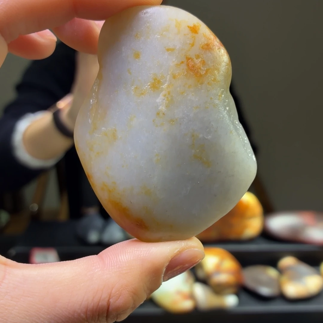 和田玉未镶嵌挂件67g