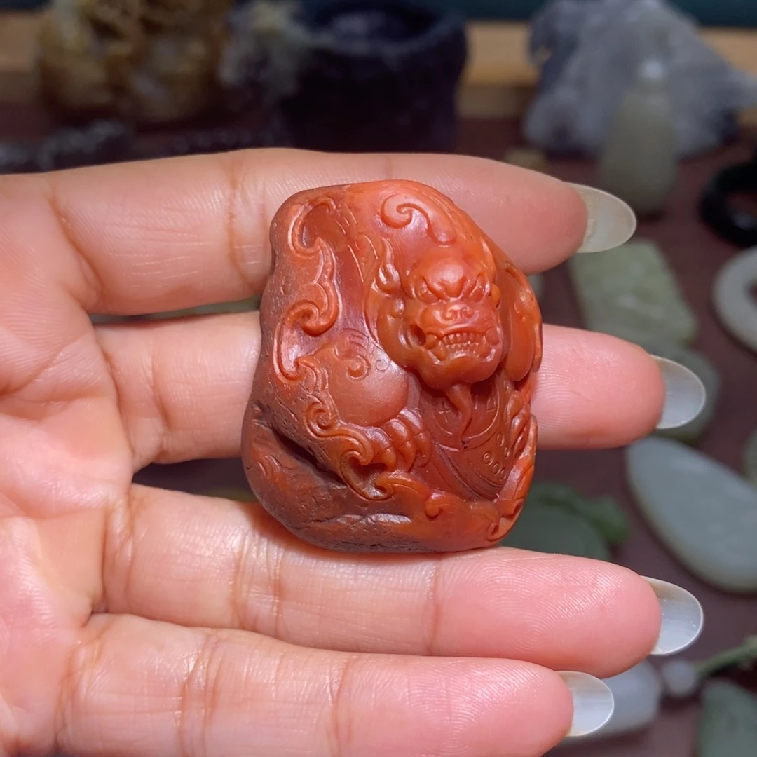 小***考南红玛瑙未镶嵌颈饰