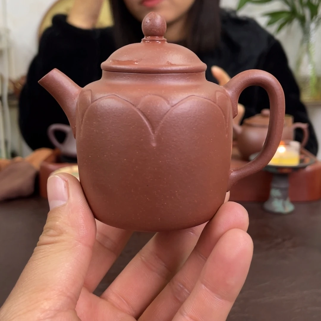 茶壶紫砂莲花极直