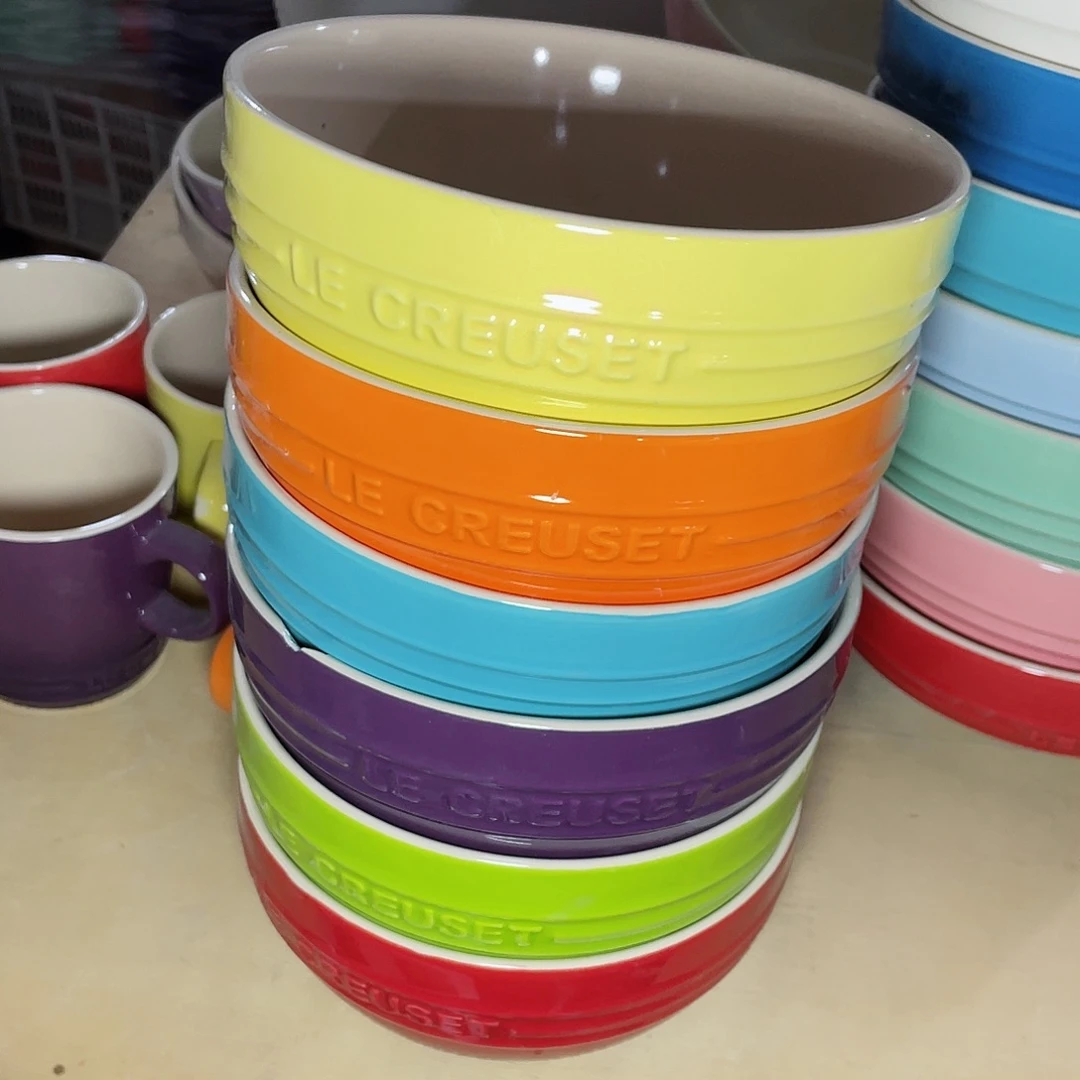 瓷片微瑕陶瓷餐具家用 两个7寸