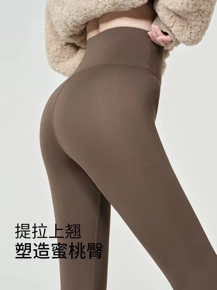 新款冬款抗冻加绒加厚抗冻鲨鱼裤裤芭比打底裤瑜伽裤