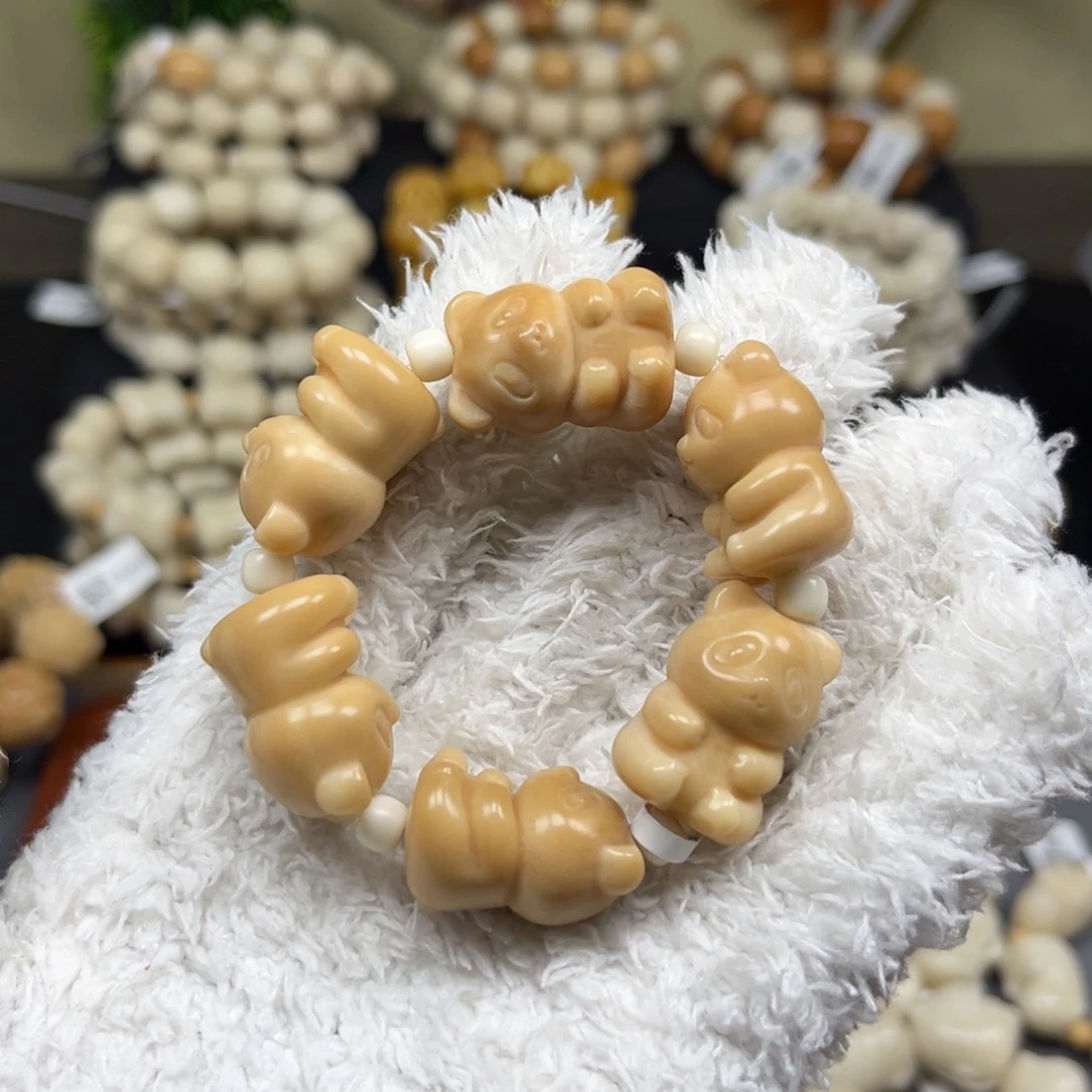 菩提根/象牙果吊坠2.4.42熊猫手捻