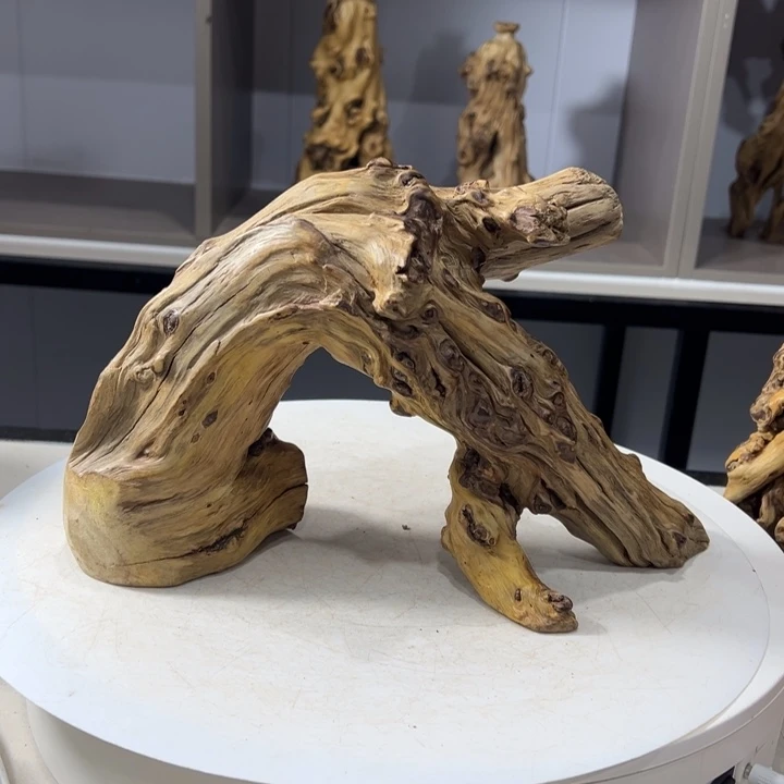 木石榴木榴疤摆件