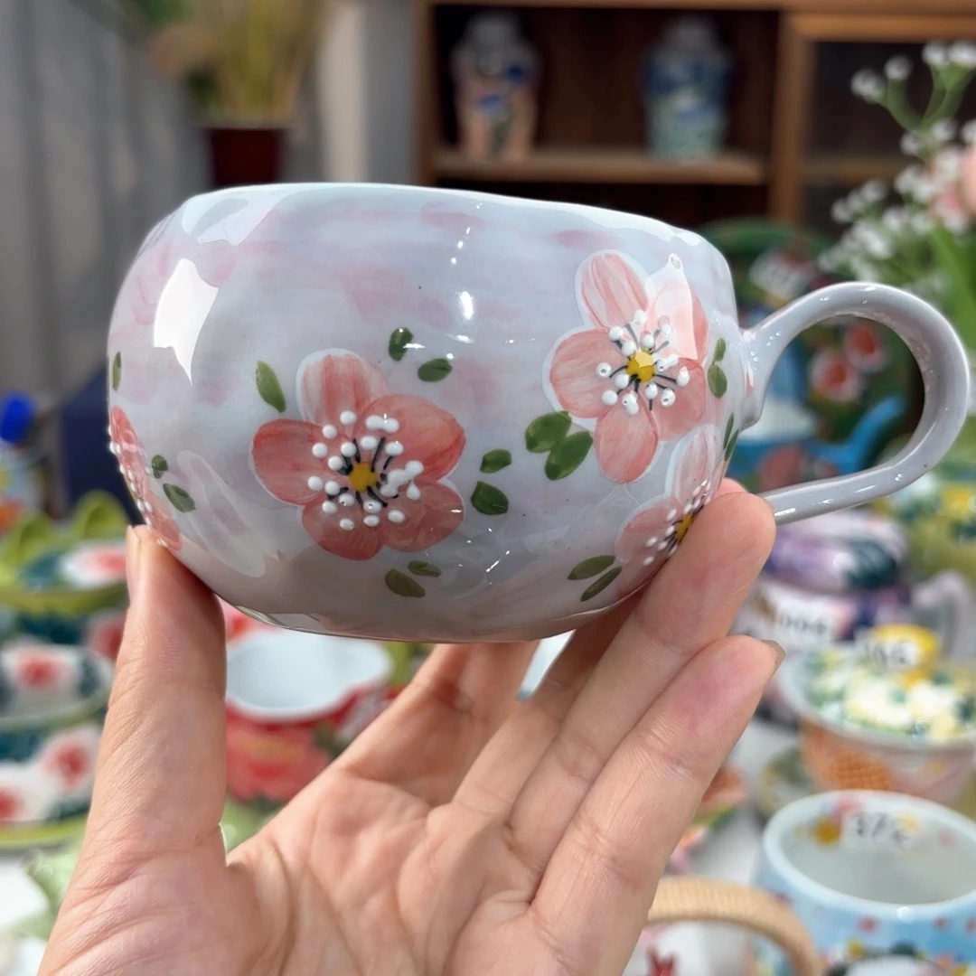 景德镇手绘高温釉下彩陶瓷茶具