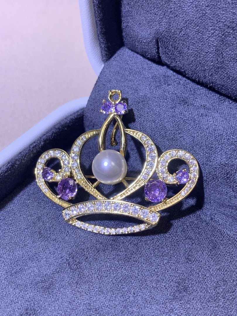 合金胸针 【皇冠】简约百搭精致优雅高档春夏时尚胸针4032