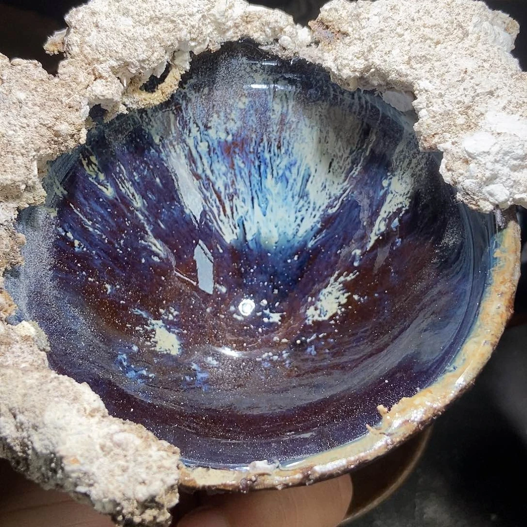 茶盏｀**涅840 建窑建阳建盏微瑕