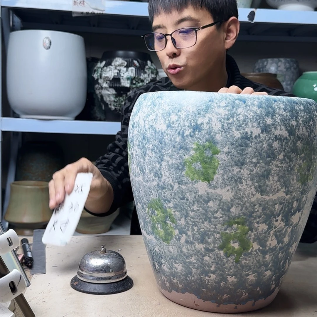 紫砂花盆尺寸25@30