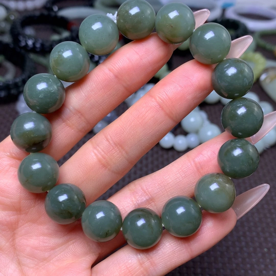 未镶嵌手串和田玉卡14