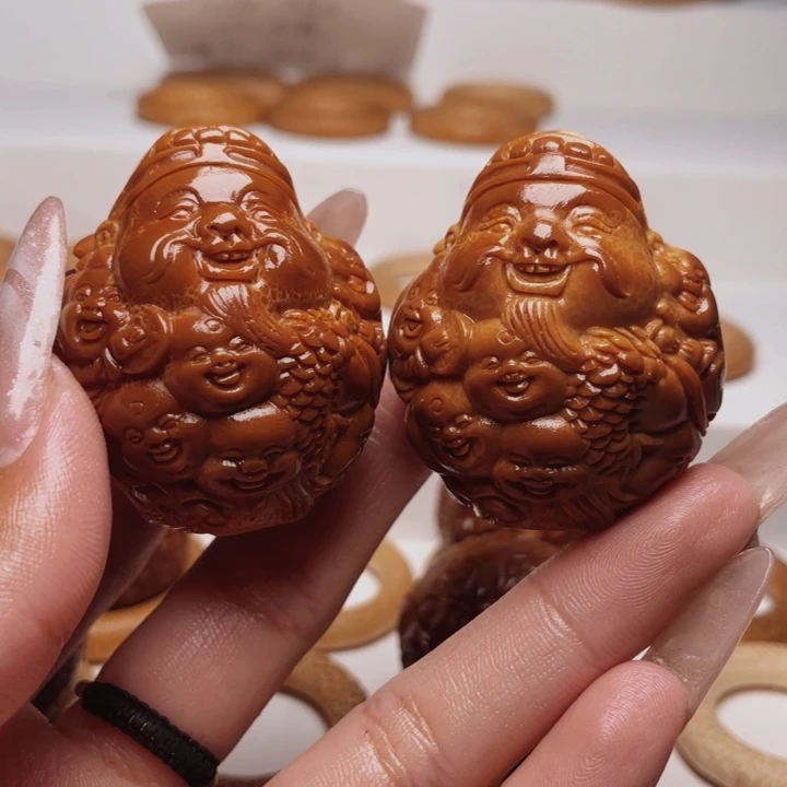 橄榄核手串/手链龙财一对