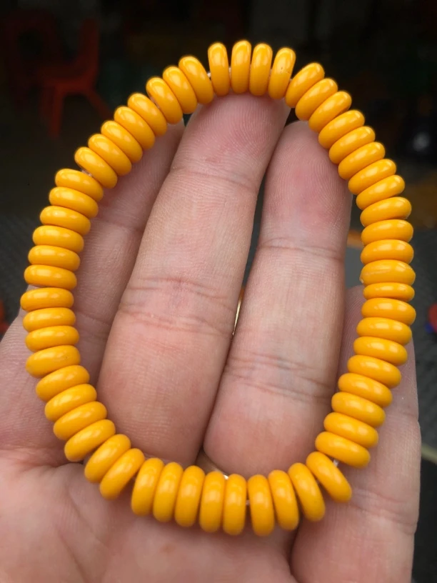 229黄龙玉8mm隔片手串