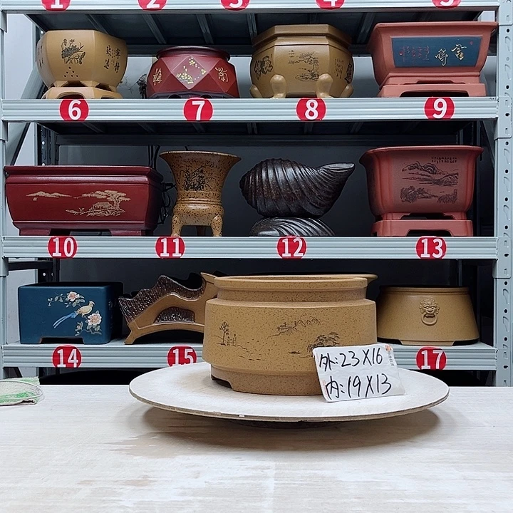 紫砂花盆紫砂花盆