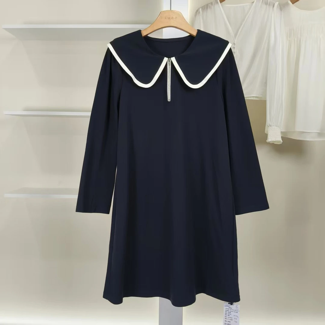 麦迪尚品【夕Y】50909483 娃娃领甜美连衣裙春季女装品牌折扣